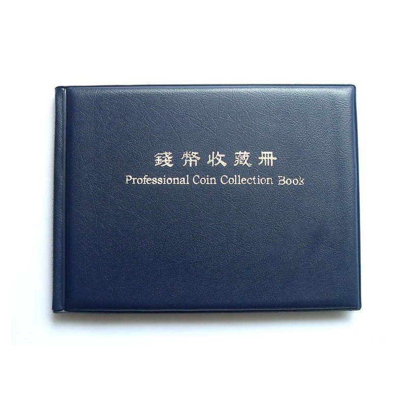 HT Coin Album Holder for 180 Coins – Plastic Coin Collection Storage Book