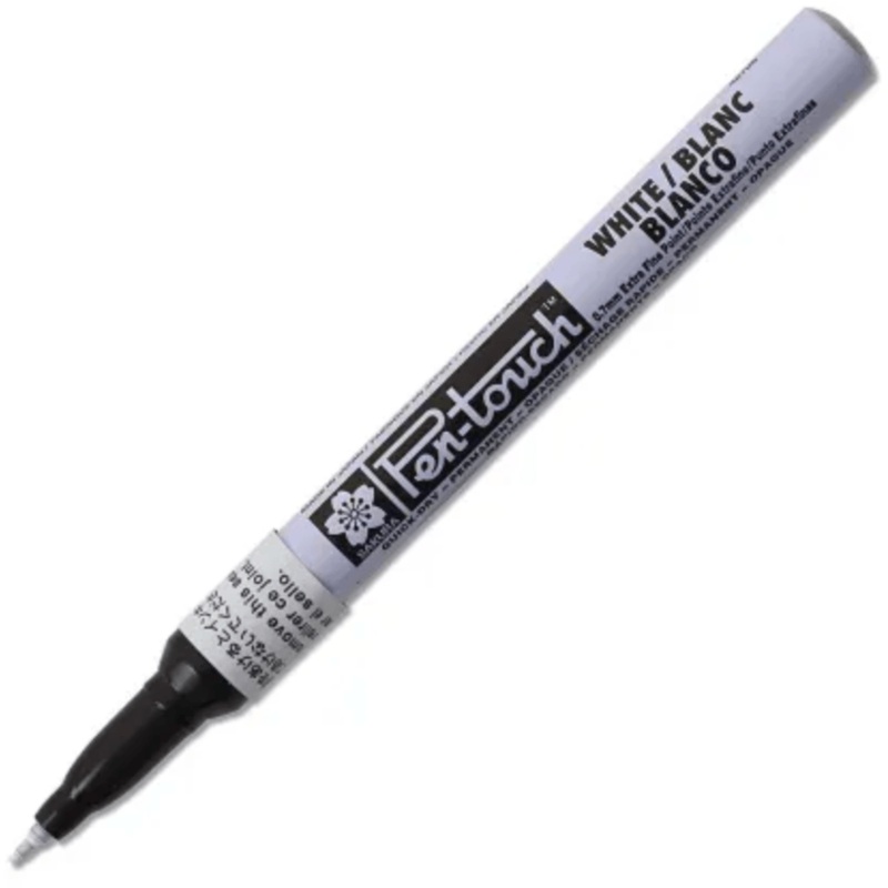 Pen-Touch Paint Marker – White .7mm Extra Fine Tip