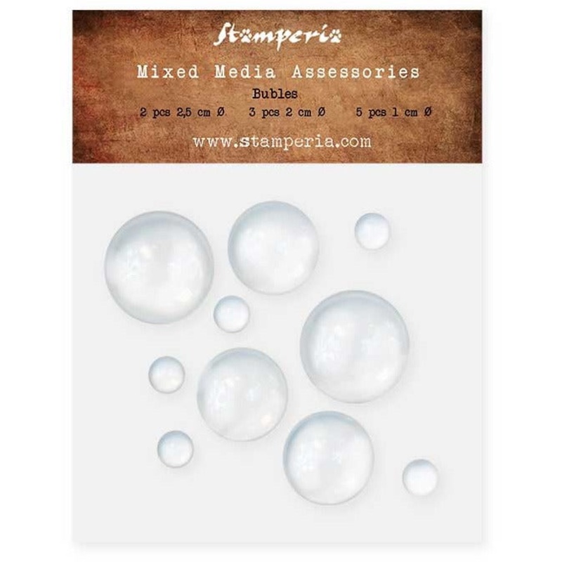 Stamperia Mixed Media Accessories, Big Bubbles (10pc)