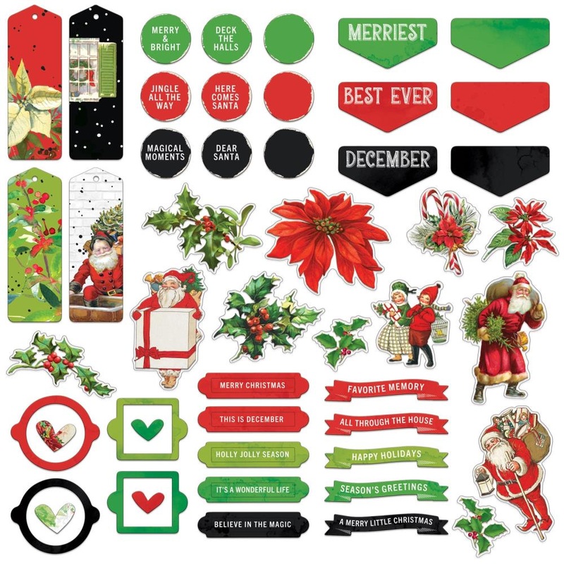49 And Market Chipboard Set Christmas Spectacular 2023