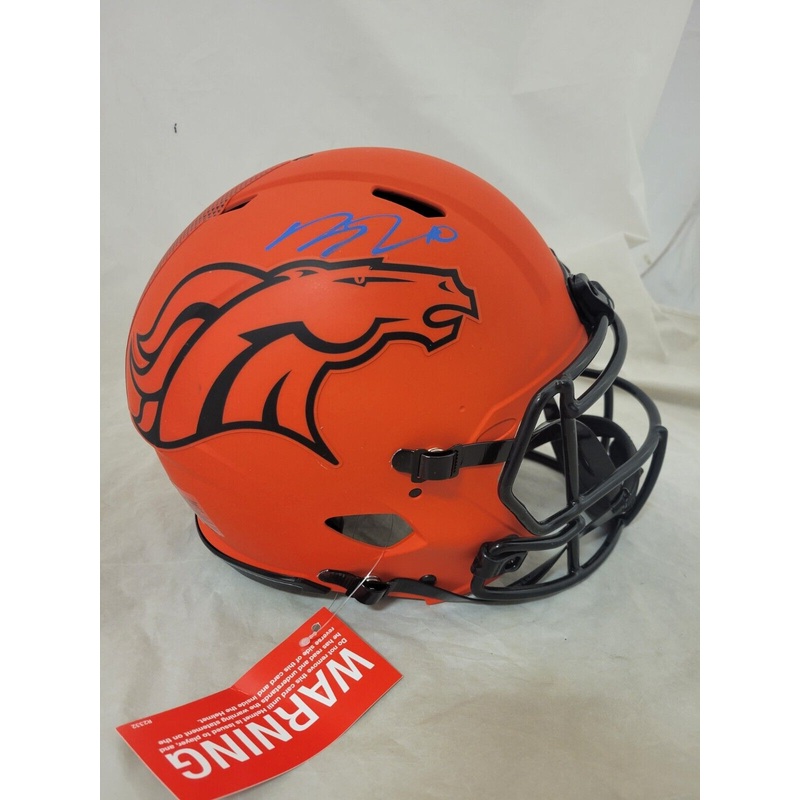 BO NIX SIGNED DENVER BRONCOS F/S RAVE SPEED AUTHENTIC HELMET BECKETT