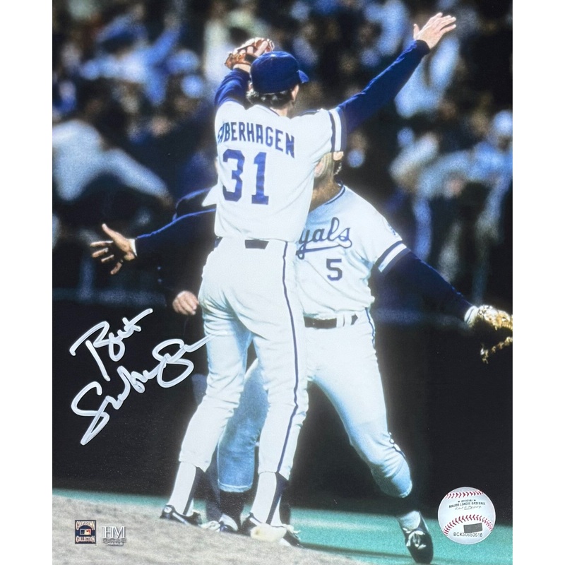 BRET SABERHAGEN – Kansas City Royals MLB – Signed 8×10 Photo #2 AUTO