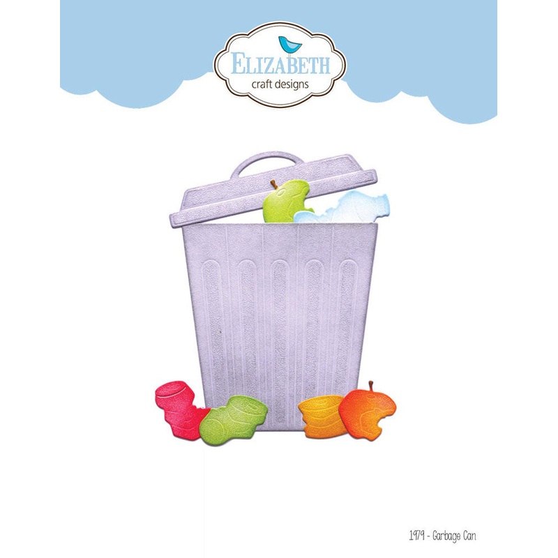 Elizabeth Craft Designs – Monster Party Collection – Dies – Garbage Can