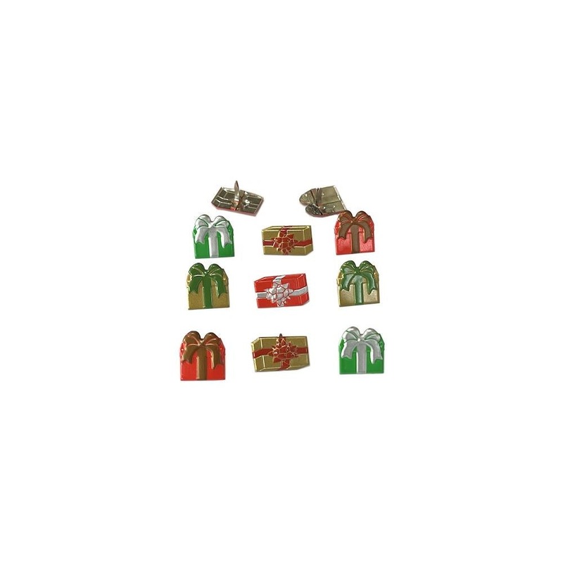 Eyelet Outlet Shape Brads 12/Pkg Gift Box