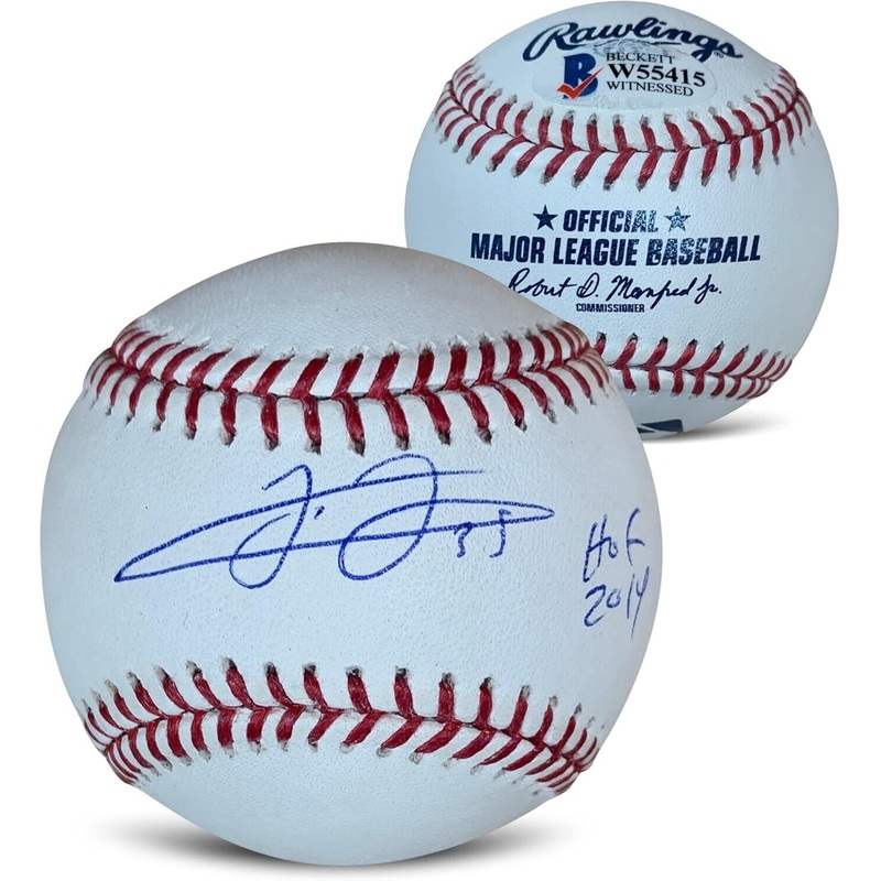 Frank Thomas Autographed Hall of Fame HOF 2014 Signed MLB Baseball Beckett COA