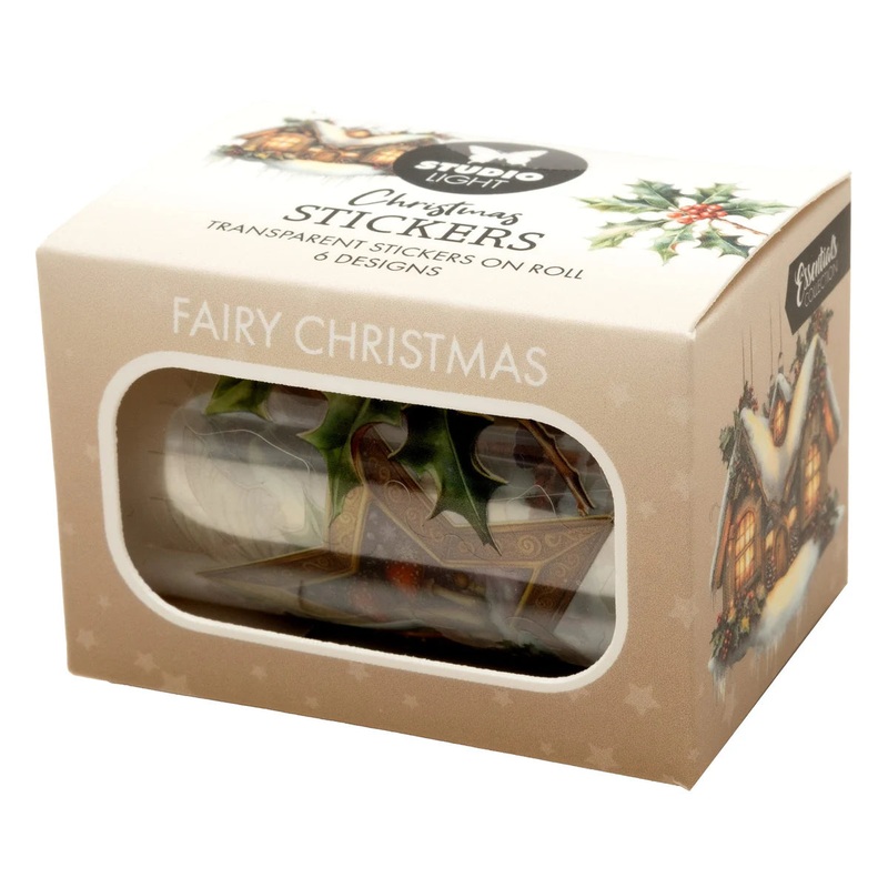 Studio Light Clear Stickers Fairy Christmas 6 Designs Essentials 5 Meter