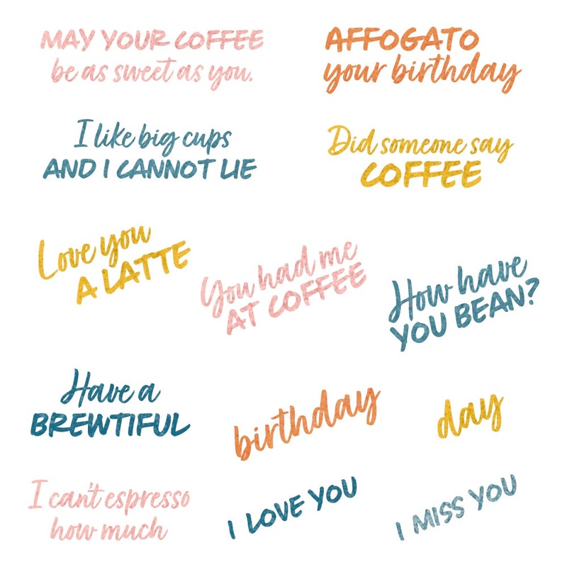You Had Me At Coffee – 4x 6 Stamp Set