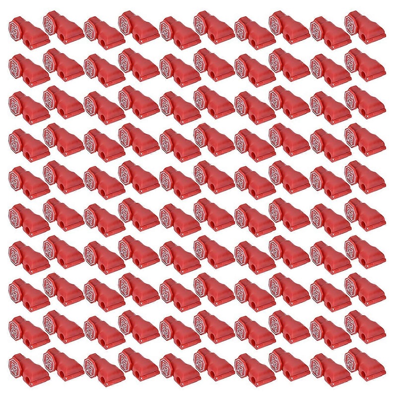 100Pcs Supermarket Hook Lock Antitheft Display Shelf Hook Lock Fastener Accessories 4.5mm