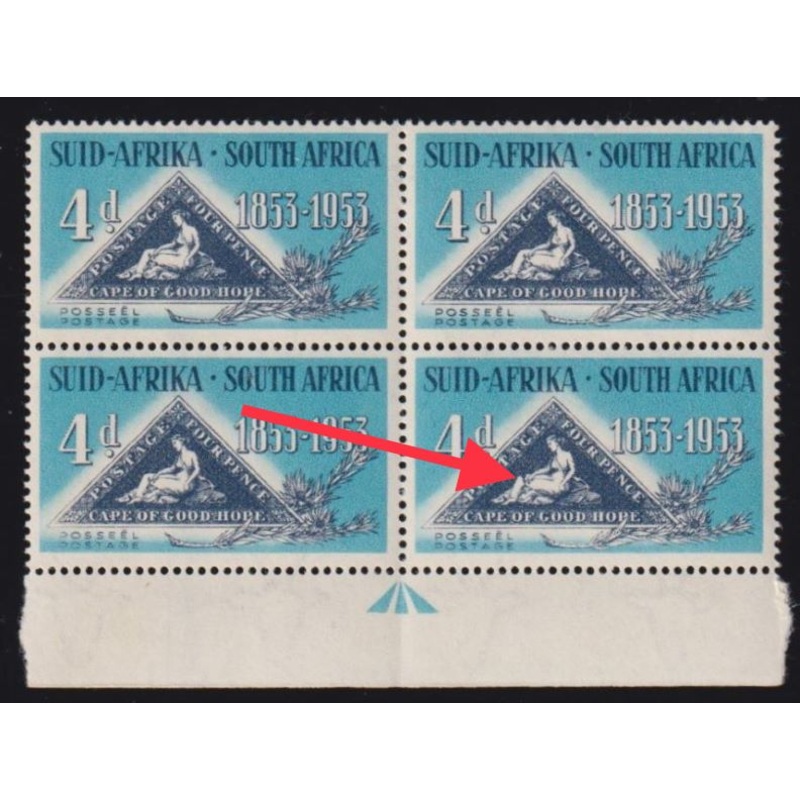 1953 CAPE TRIANGLE BROKEN KNEE  VARIETY UM