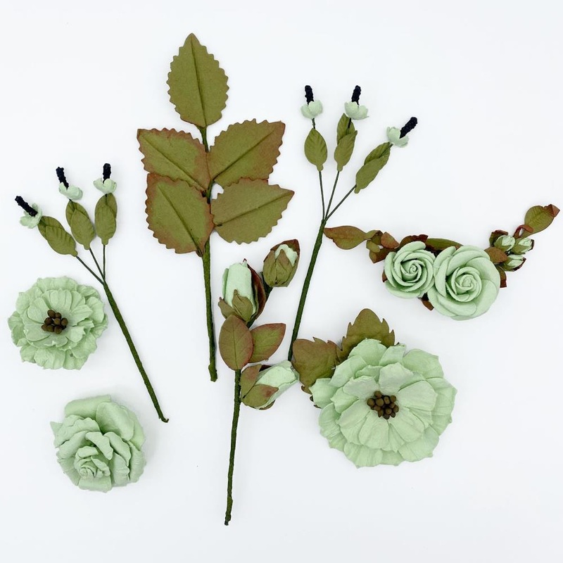 49 And Market Nature’s Bounty Paper Flowers Pistachio