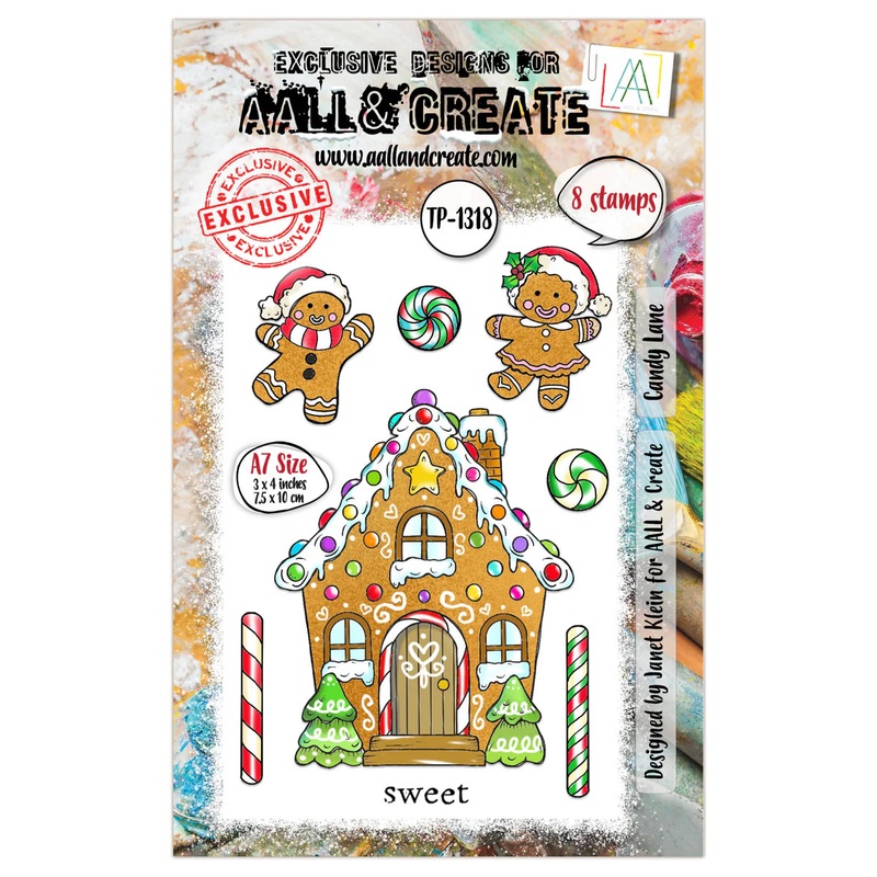 AALL and Create –  A7 Stamp Set – Candy Lane #1318