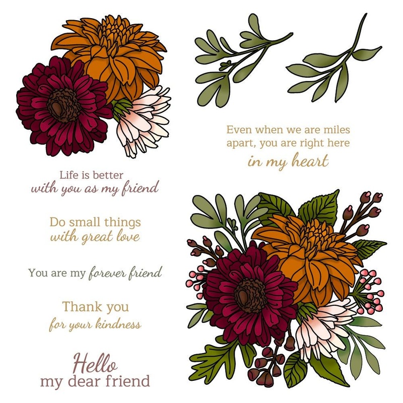 Beautiful Blooms – 6×8 Stamp Set