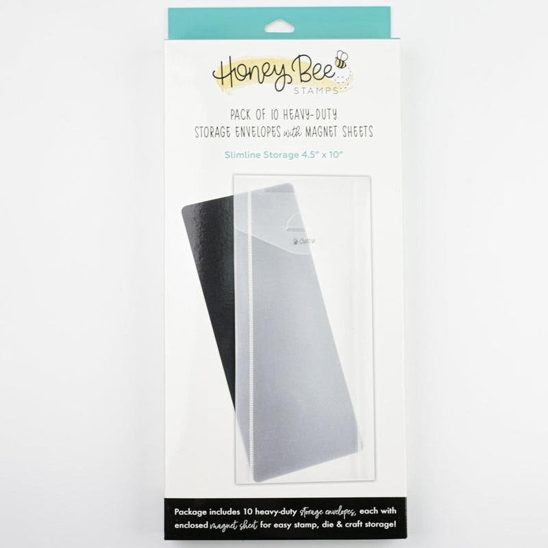 Bee Creative – Slimline Storage Pockets with Magnets 3 3/4 x 9 1/4