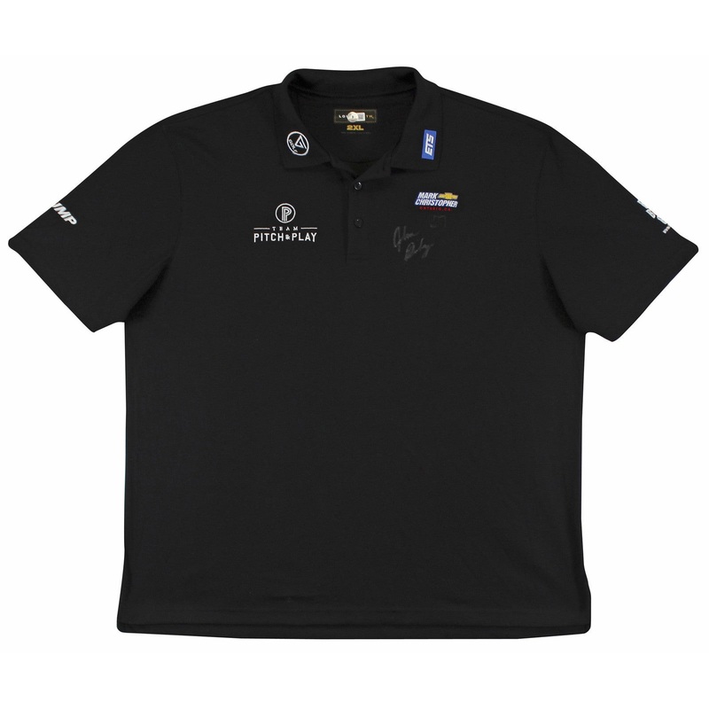 John Daly Authentic Signed Match Worn Black Loudmouth Polo Shirt BAS #BK84778