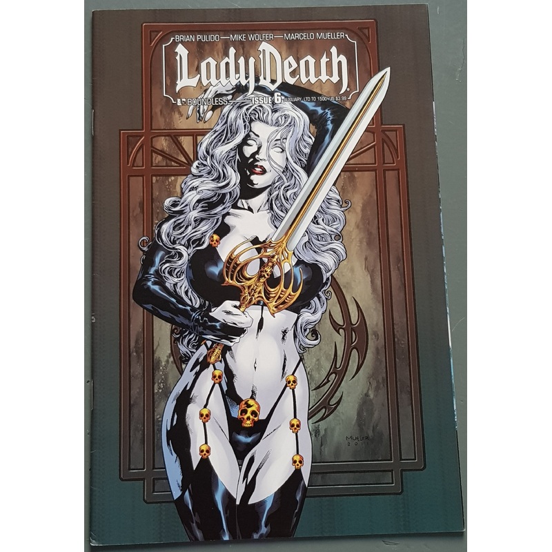 Lady Death #6 VF+ Auxiliary Variant