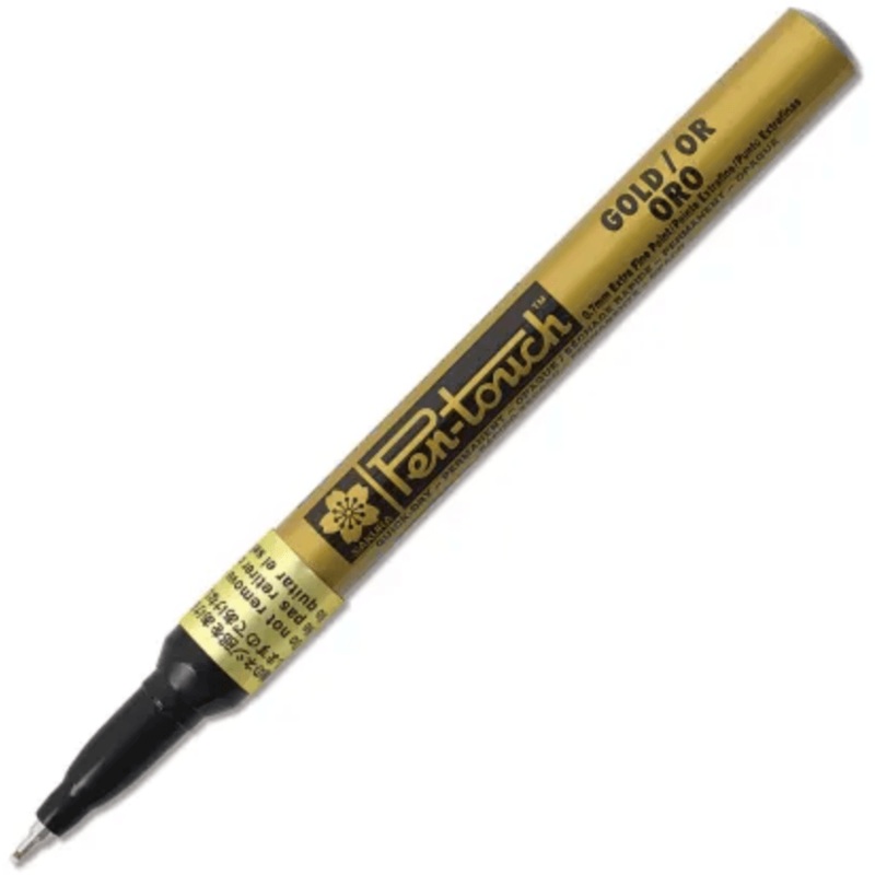 Pen-Touch Paint Marker – Gold .7mm Extra Fine Tip