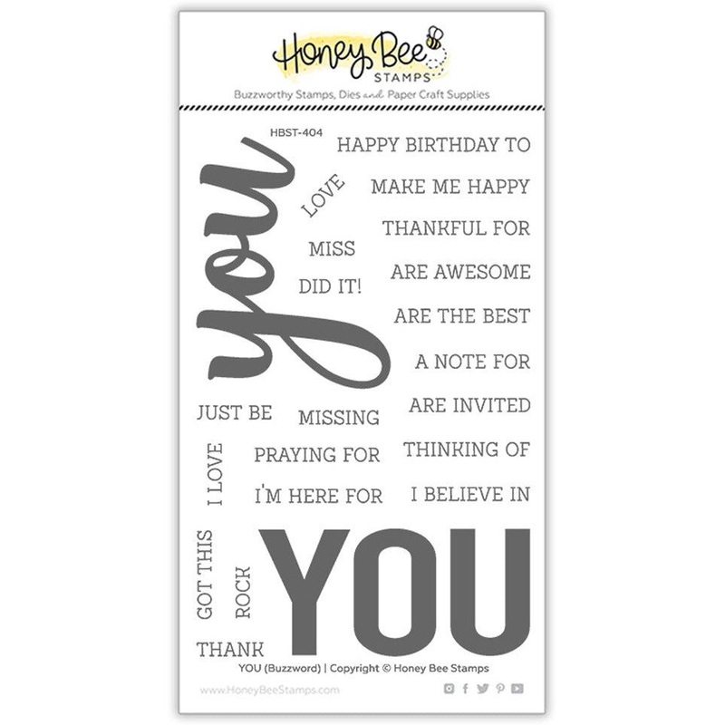 You Buzzword – 4×6 Stamp Set – Retiring