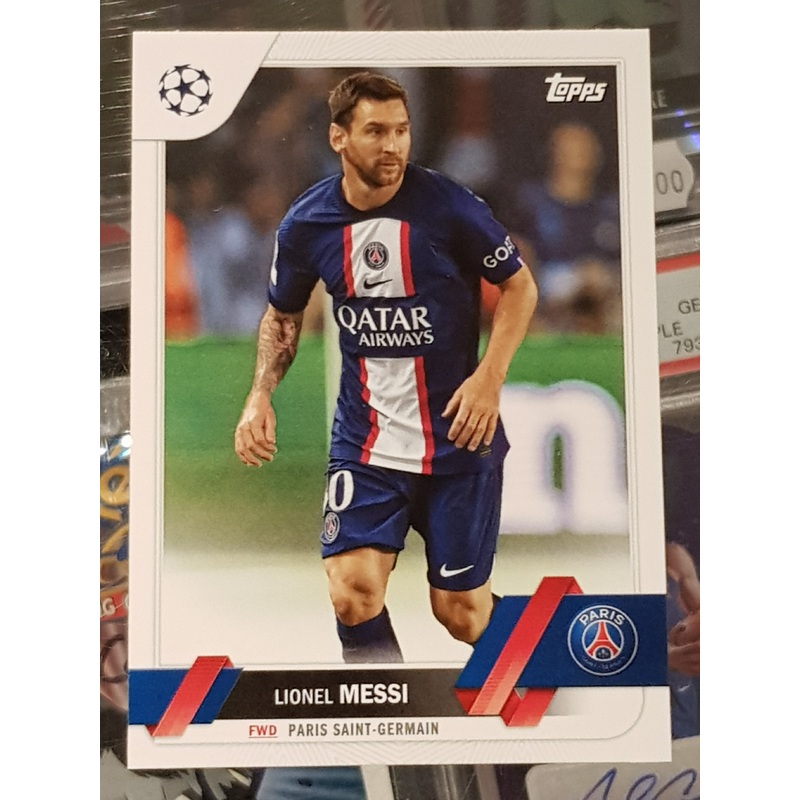 2022-23 Topps UEFA Club Competitions Lionel Messi #1 Trading Card