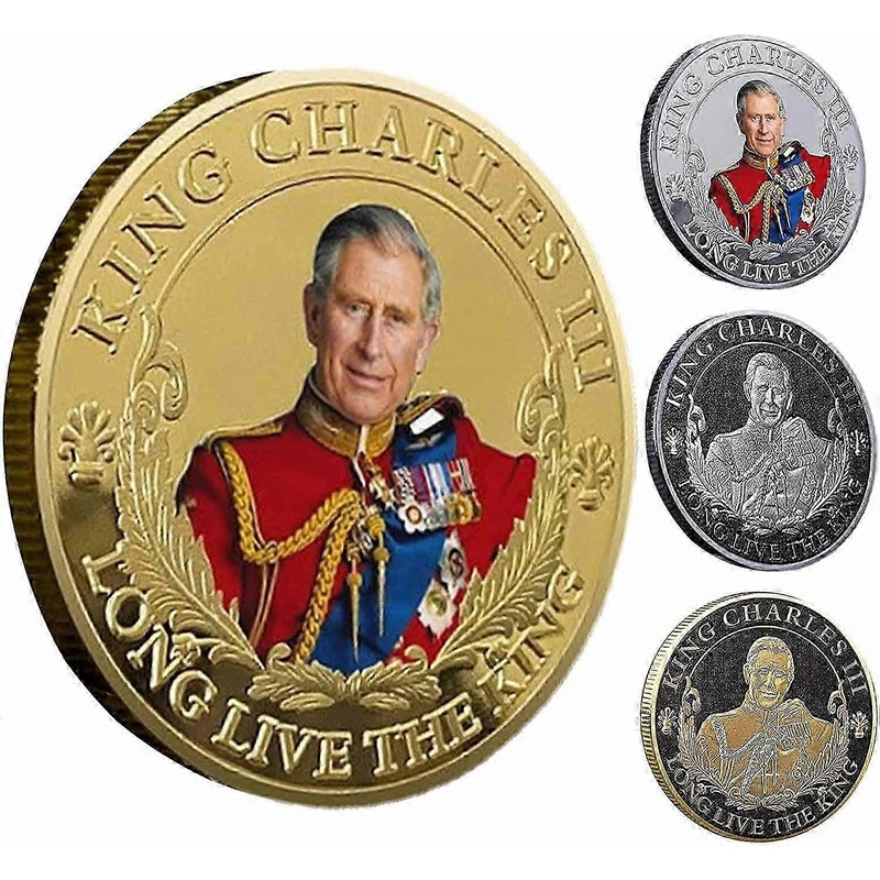 2025 King Charles Iii Commemorative Coin,king Charles Iii Coronation Souvenirs 2023 Commemorative Coin Metal Coins For Collectors