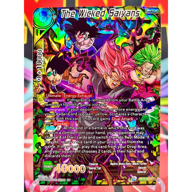 BT15-153 SCR The Wicked Saiyans (2021)