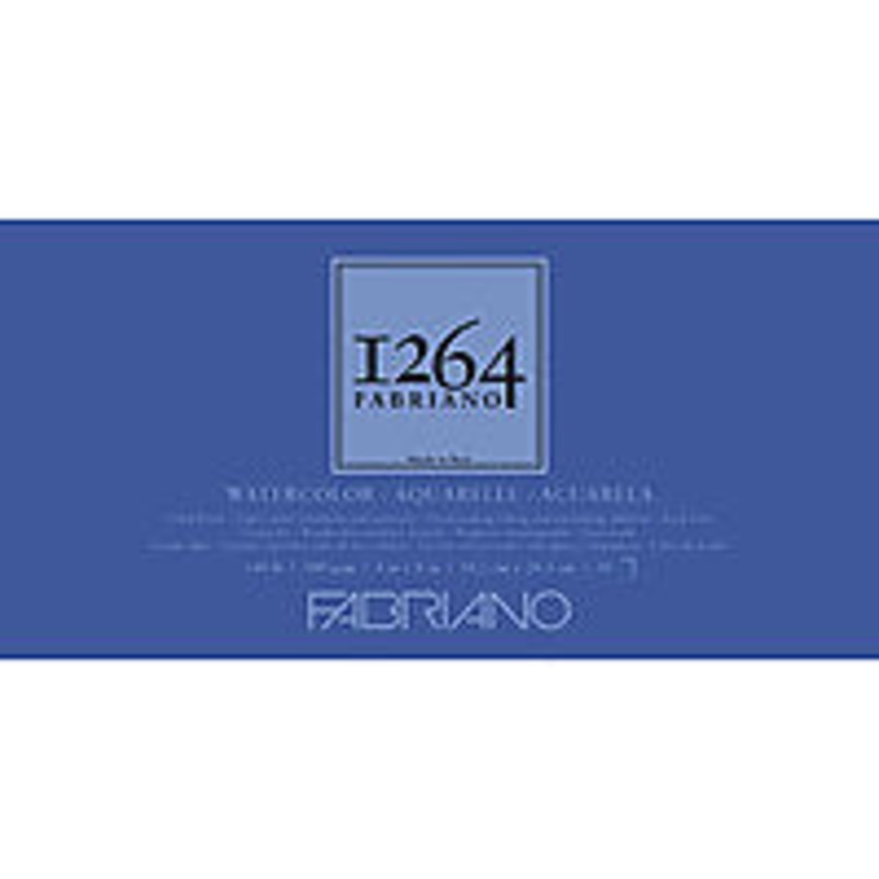 Fabriano 1264 Watercolor Pads, Glue-Bound, 11 x 15 – 140 lb. (300 gsm), 30 Shts./Pad