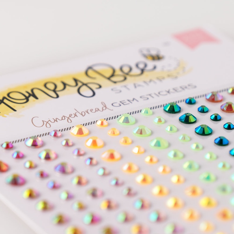 Gingerbread Gem Stickers – 210 Count