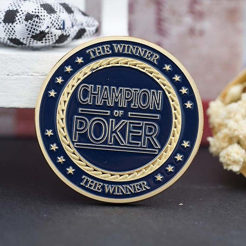 Gold Plate Coin Coin Mint Club Poker Card Guard Guard Protect 6