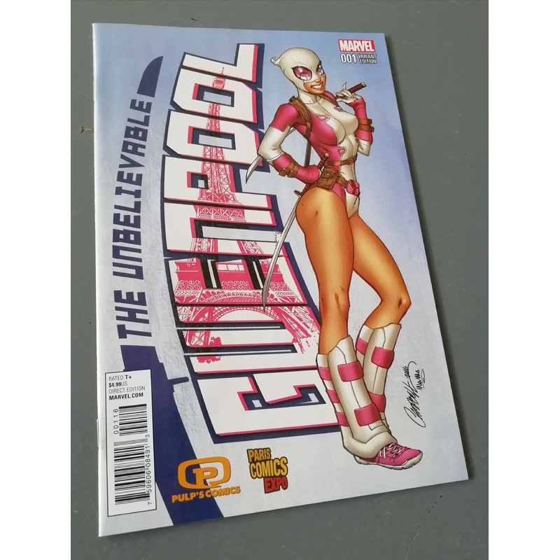 Gwenpool #1 NM- JS Campbell Paris Comic Con Variant