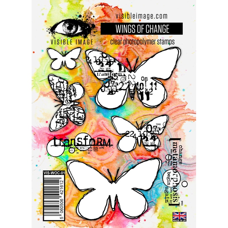 Visible Image Wings of Change Stamp Set