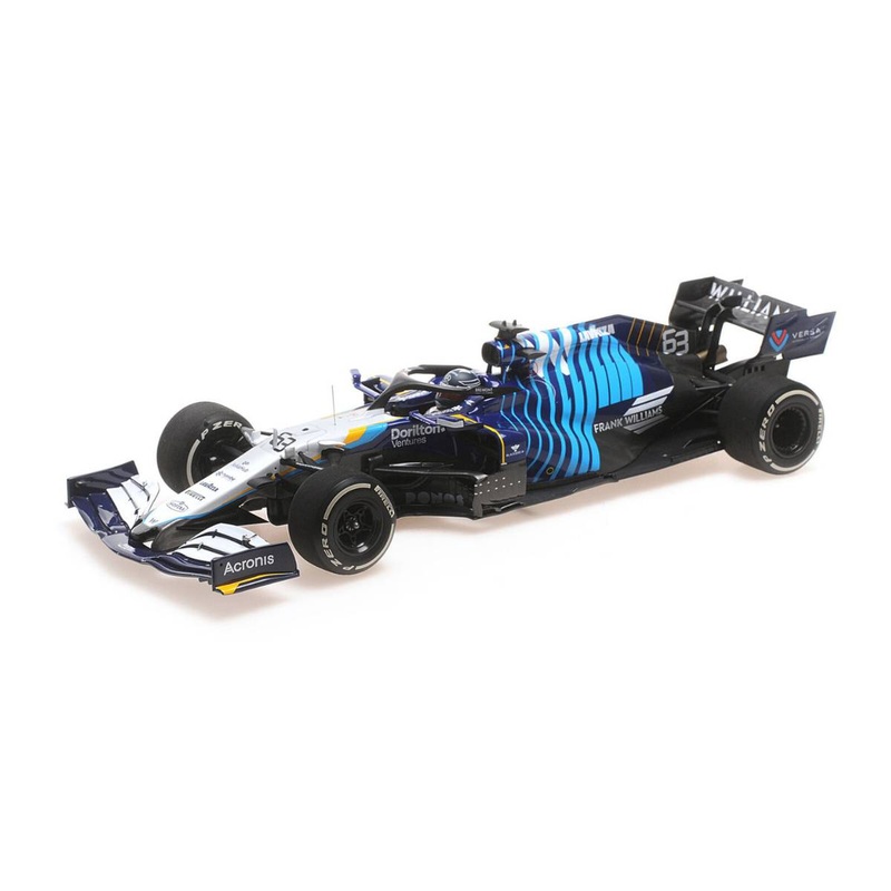 WILLIAMS RACING MERCEDES FW43B – GEORGE RUSSELL – SAUDI ARABIAN GP 2021  – 1:18 Scale Resin Model Car