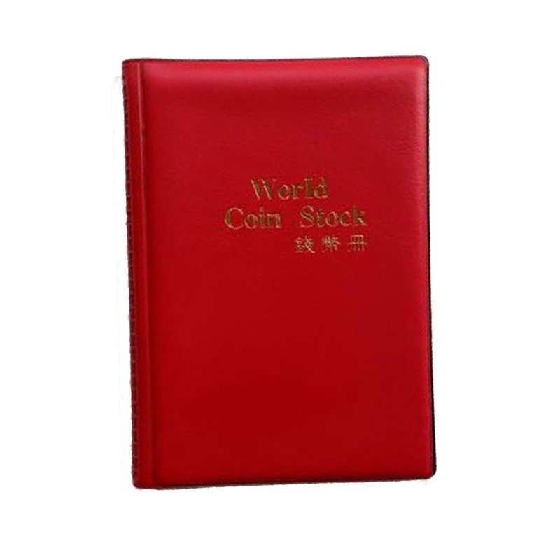 120 Pockets 10 Pages Coin Album Collection Book Penny Pockets Storage for Money