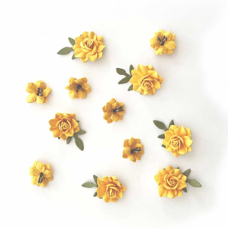 49 And Market Florets Paper Flowers Amber