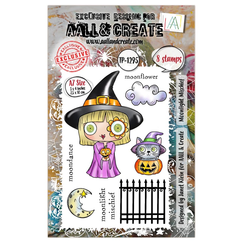 AALL and Create – A7 Stamp Set – Moonlight Mischief