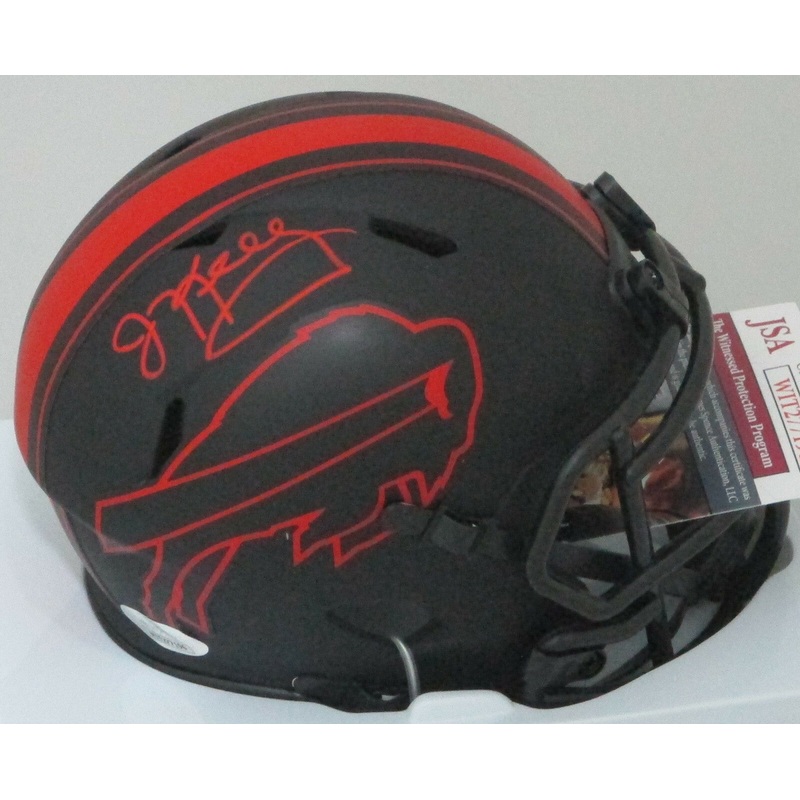 Bills Hall of Famer JIM KELLY Signed Riddell ECLIPSE Spd Mini Helmet AUTO – JSA