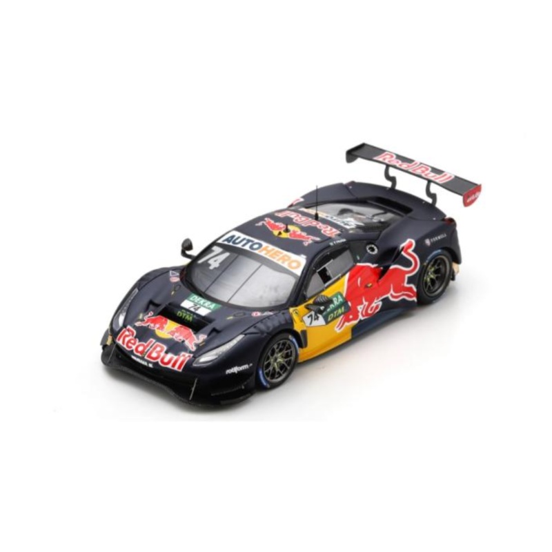 Ferrari 488 GT3 EVO No.74 RED BULL ALPHA TAURI DTM 2022 F.FRAGA 1:43 Scale Resin Model Car