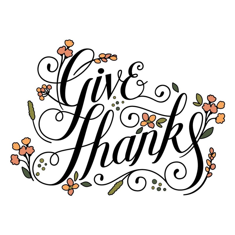 Give Thanks – Set Of 4 – A2 4.25×5.5 Coordinating tencils