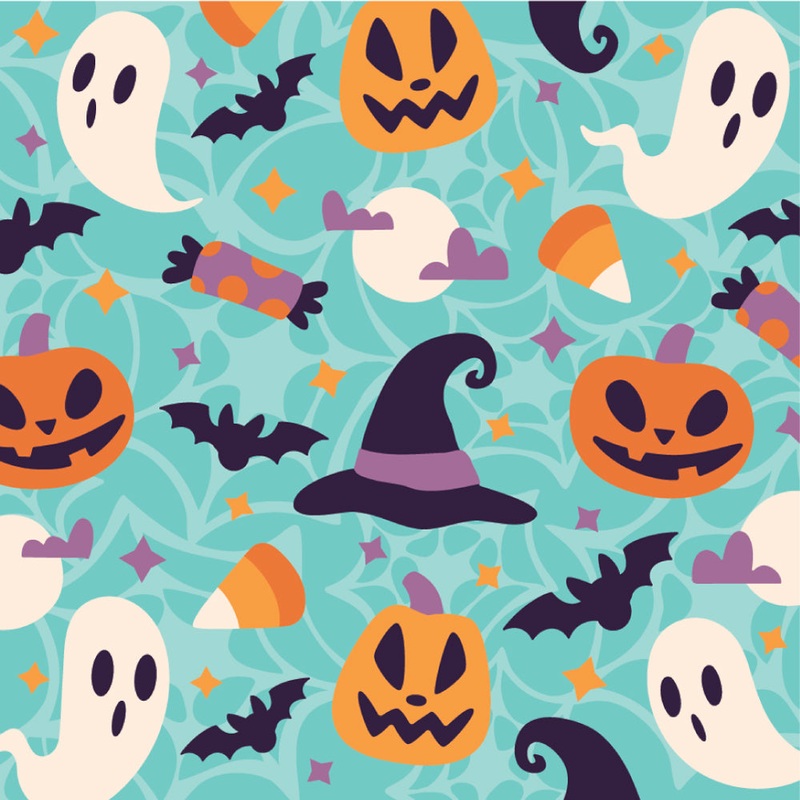 Happy Haunting – Set of 6 – 6×6 Background Stencils