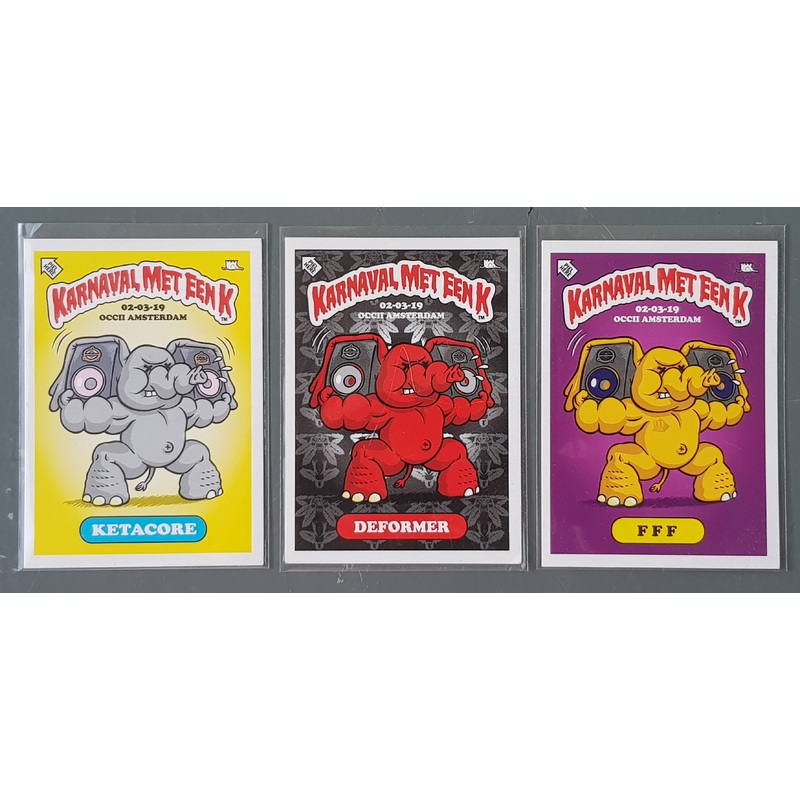 Karnaval met een K Promo Card Set (Garbage Pail Kids like)