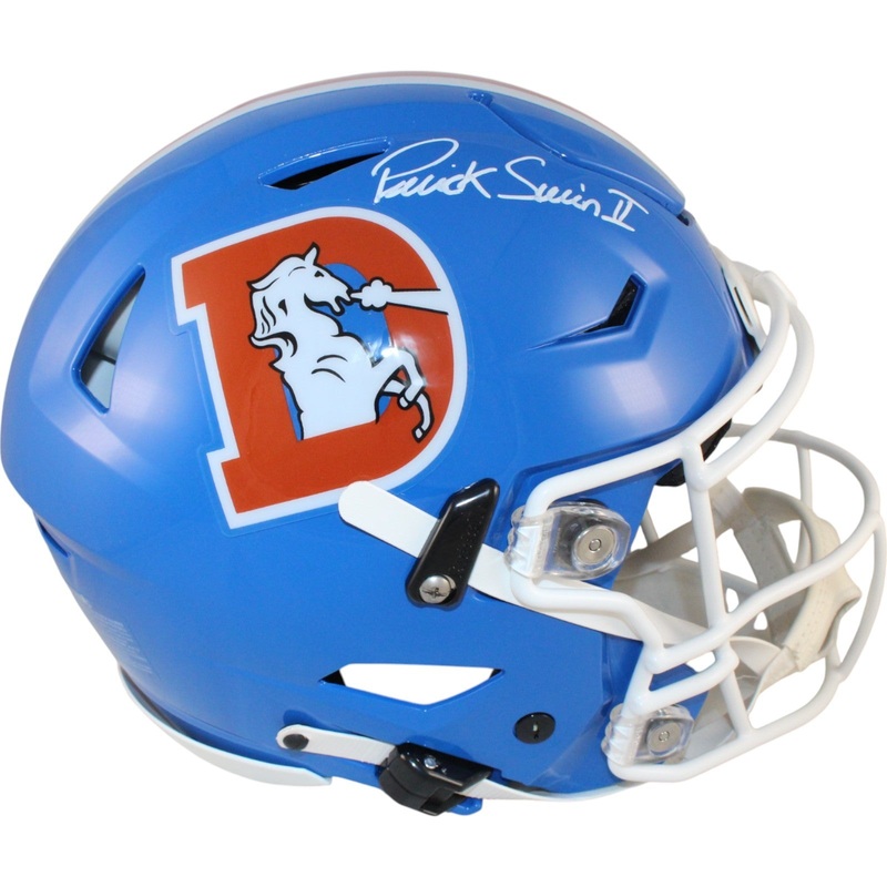 Patrick Surtain Autographed Denver Broncos SpeedFlex D Logo Helmet Beckett 50769