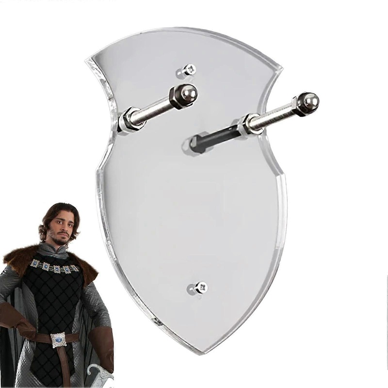 Vertical Display Stand Wall Mount for Axes and Knives, Heavy-Duty Collector Rack with Transparent Hooks and Support Specifications