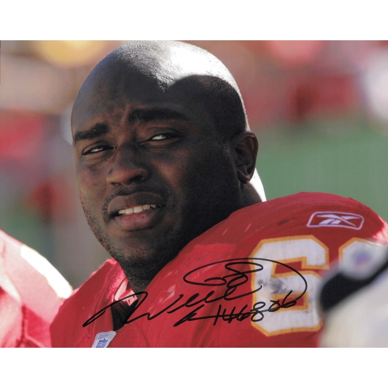 Will Shields Autographed Signed 8×10 Photo Kansas City Chiefs SKU #247431