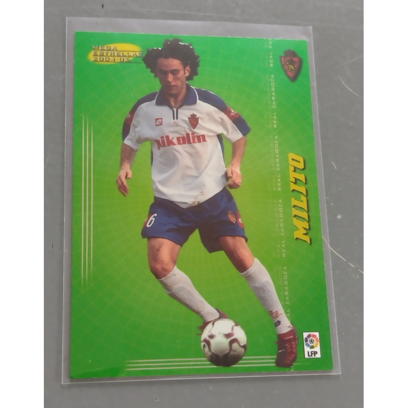 2004-05 Panini Mega Cracks La Liga Gabriel Milito #365 Trading Card