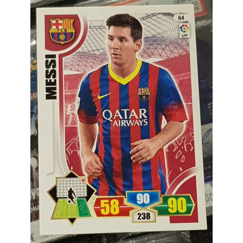 2013-14 Panini Adrenalyn La Liga Lionel Messi #64 Trading Card