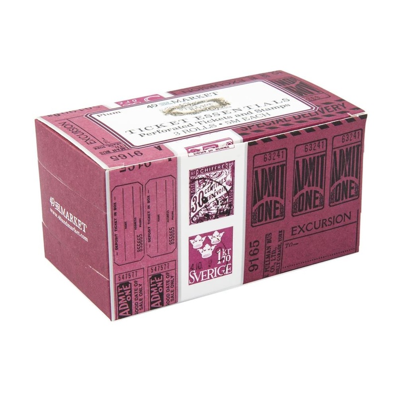 49 And Market Vintage Bits Ticket Essentials Plum