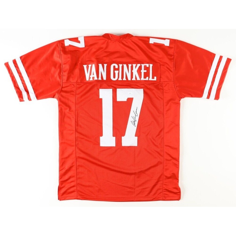 Andrew Van Ginkel Signed Wisconsin Badgers Jersey (JSA) Minnesota Vikings L.B.