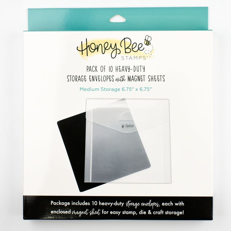 Bee Creative – Square Storage Pockets with Magnets 6 x 6