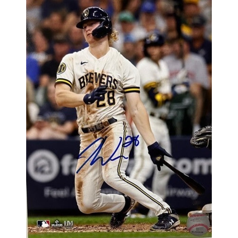 Brewers Outfield Prospect JOEY WIEMER Signed 8×10 Photo #8 AUTO