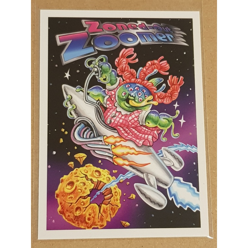 Garbage Pail Kids Intergoolactic Mayhem ‘Kosmic Krashers’ Zoned-Out Zoomer #KK-1 Insert Card