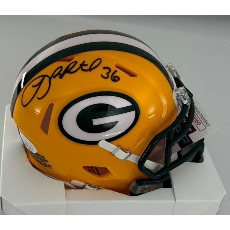 Packers SB Champ LEROY BUTLER Signed Riddell Speed Mini Helmet AUTO JSA