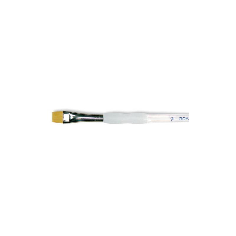 Soft-Grip Golden Taklon Short Shader Brush Size 10